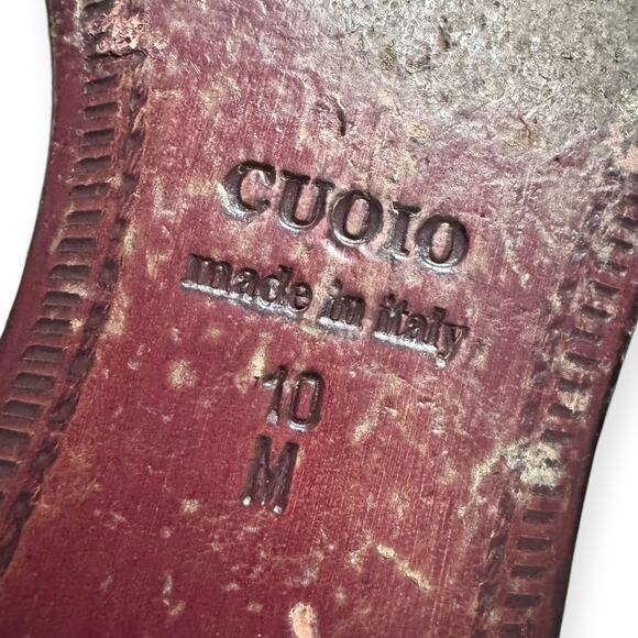 Massimo Matteo Navy Leather Penny Loafers Men's Size 10 - Picture 10 of 13